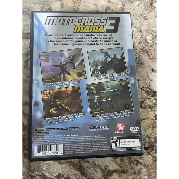 Motocross Mania 3 (Sony PlayStation 2, PS2) Complete w/ Manual Very Nice‎ - Picture 2 of 3